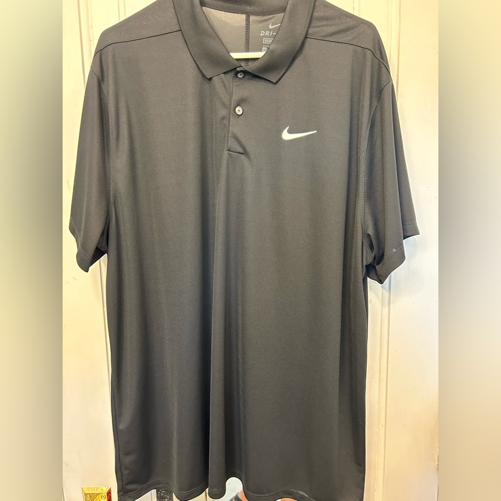 Golf! Nike Black Polo shirt size xxl